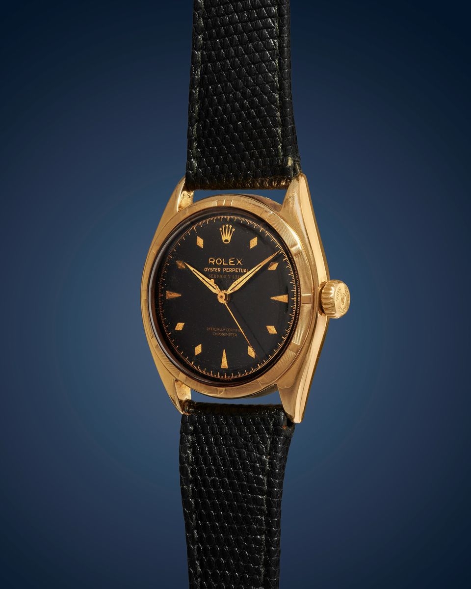 Rolex - Oyster Perpetual 6085, orologio personalizzato per Serpico Y Laino, anni '50