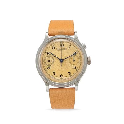 Cronografo pre Extra-Fort, anni ‘40, acciaio, 40 mm