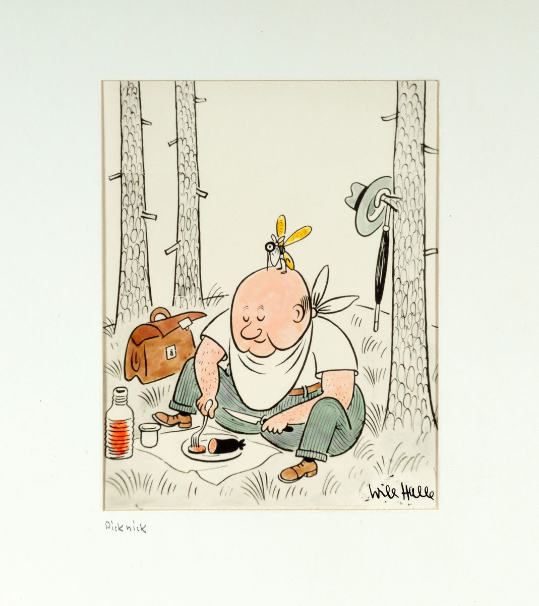 Erich Wille Will Halle - Cartella di 10 Caricature
