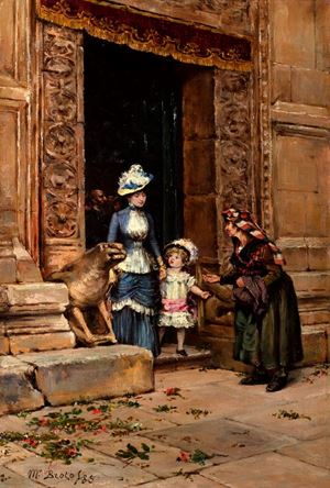 L'uscita dalla messa