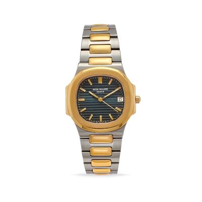 Nautilus 3900, anni '90, cassa in acciaio e oro giallo 18k
