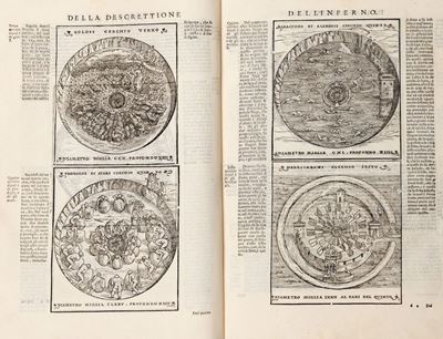 Dante con L’espositioni di Christoforo Landino, Et D’alessandro Vellutello. Sopra la Sua Comedia ...