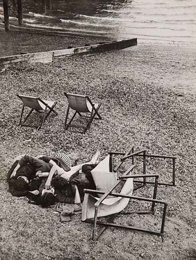 Senza titolo (La Plage), stampa vintage alla gelatina ai sali d'argento