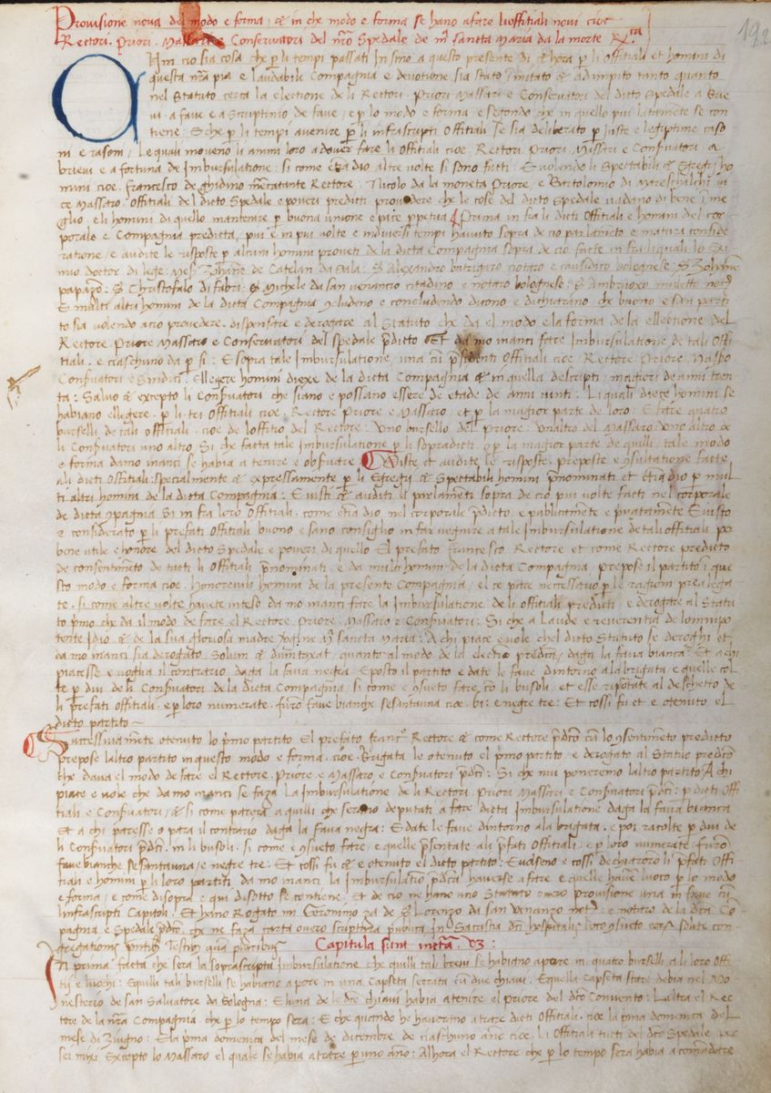 Bologna, Giovanni di fra' Silvestro, Miniatura Bolognese - Statuti della Confraternita di Santa M...