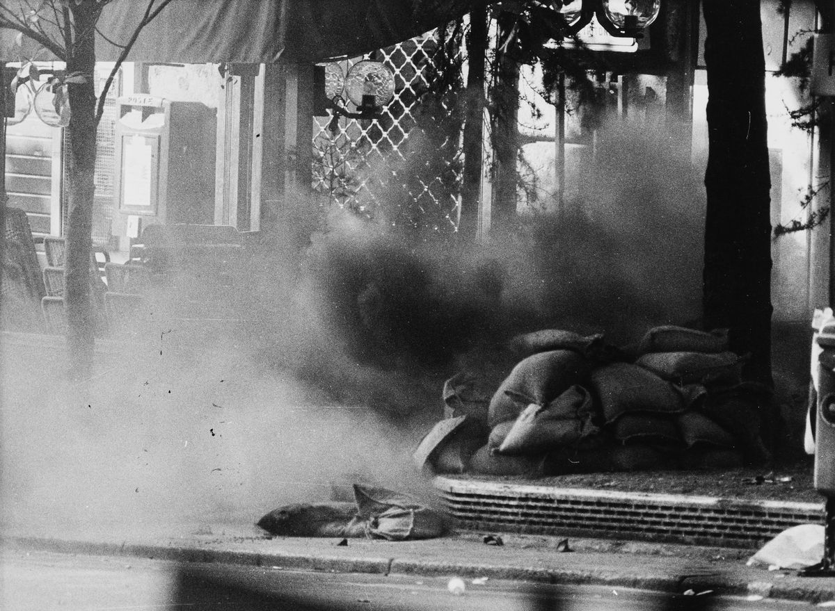Anonimo - Bomba al Caffè De Paris, Via Veneto, Roma