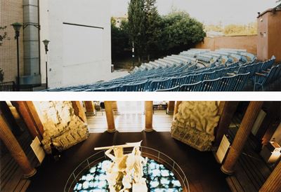Palazzo delle Esposizioni - Nuovo Sacher Arena, Roma, Due stampe cromogeniche vintage