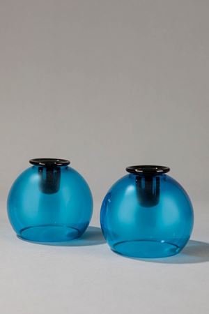 Coppia di portacandele