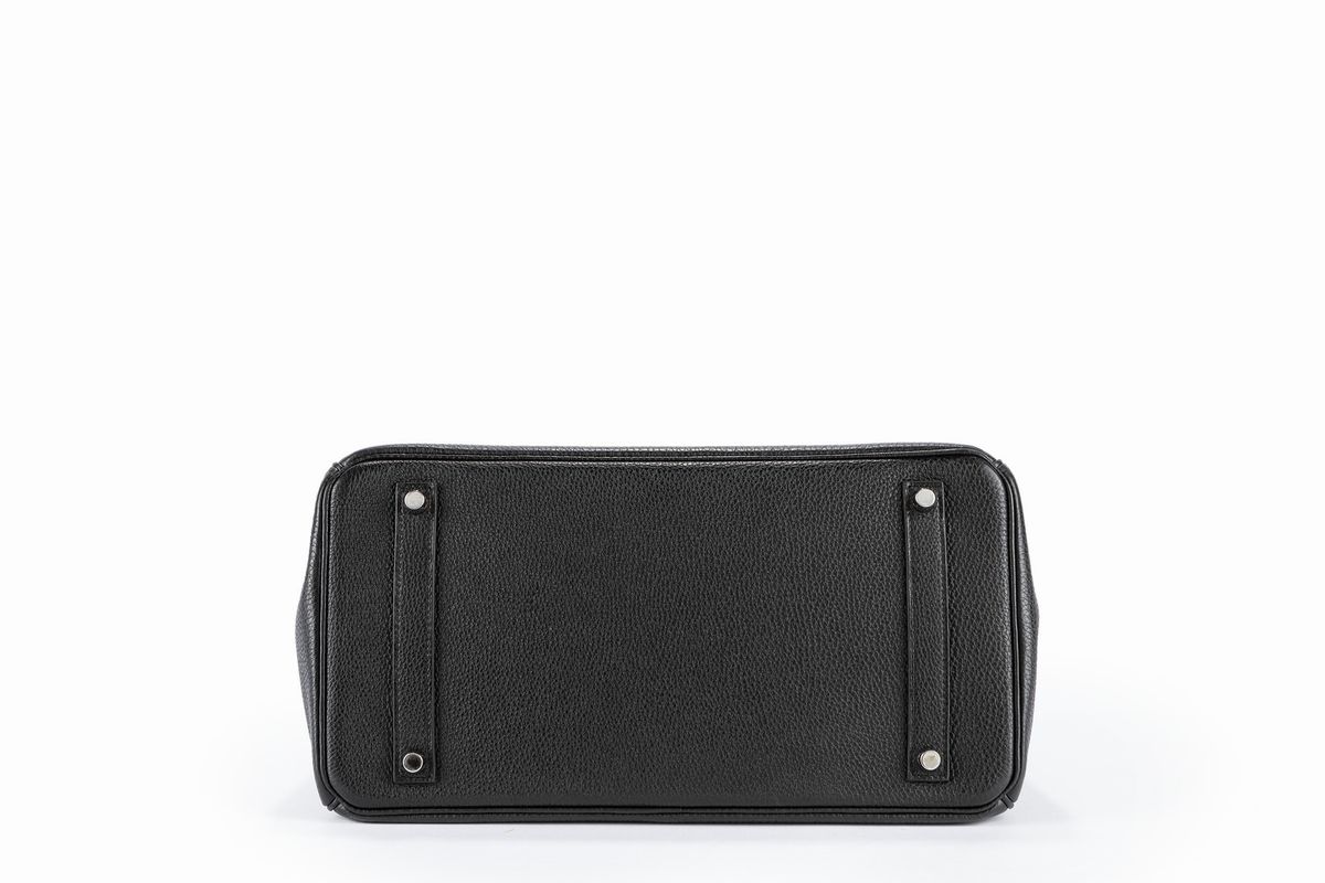 Hermès - Borsa Birkin 35 cm, pelle taurillion clemence color nero, 2011