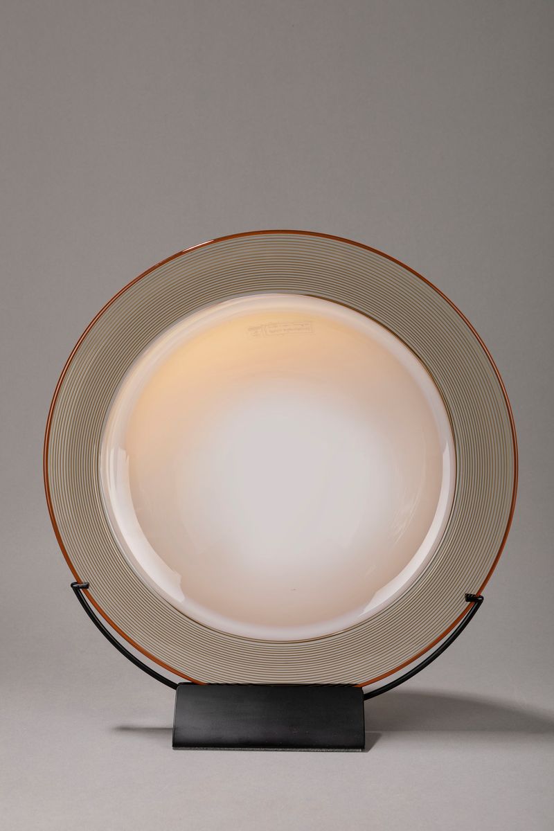 Lino Tagliapietra - Piatto Saturno