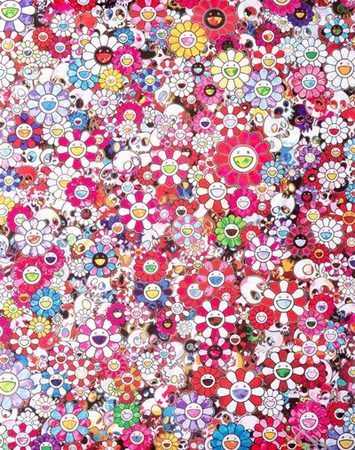 Skulls & Flowers Red