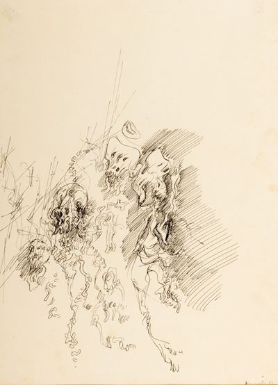 Facezie – china su carta, 1962