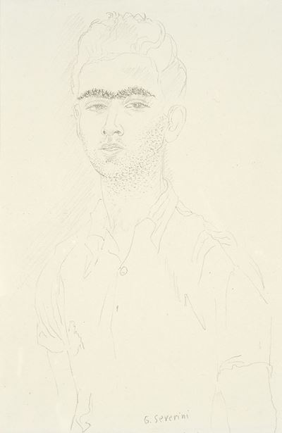 Le jeune napolitain, grafite su carta, 1930