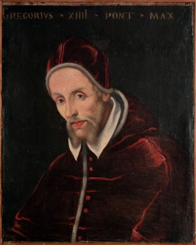 Ritratto di papa Gregorio XIV, olio su tela