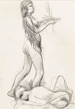 Female nude studies