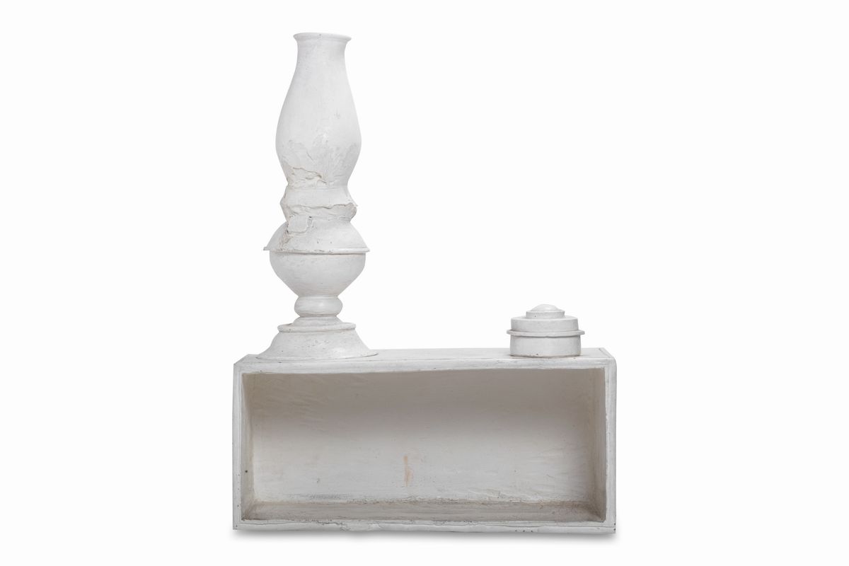 Carmelo Candiano - Lampada in gesso e metallo