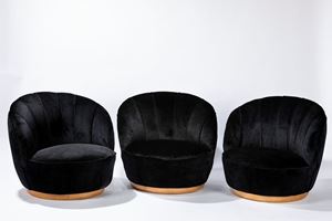 Three armchairs