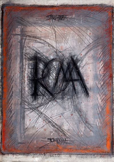 Roma - tecnica mista su carta