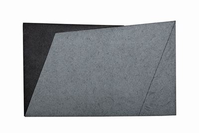 Muri d'ombra, cemento su laminato legno, 1987