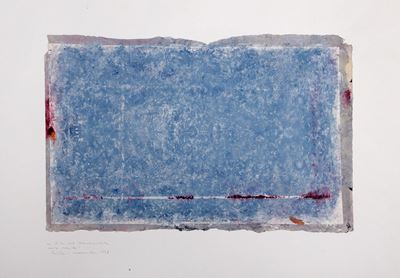 Senza titolo (tecnica mista e collage su carta, 1996)