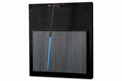 Inclinè bleu et noir, legno dipinto e metallo, 1966
