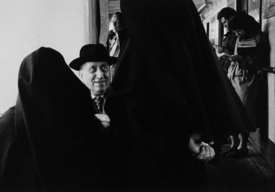 In motonave per il lido - Stampa alla gelatina ai sali d'argento, 1970