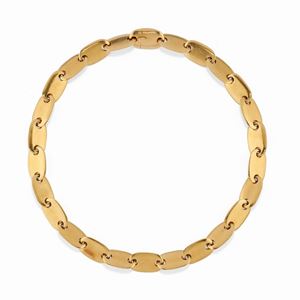 A 18K yellow gold necklace, Scavia, circa 1980