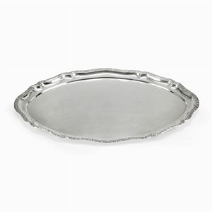  - An austrian silver tray, end of 19th Century