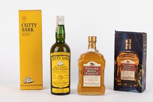 Cutty Sark and Highland Queen Whisky