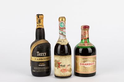 Tokaji Aszu 3 Puttonyos, Terry Camborio Sherry e Drambuie - Selezione di Distillati
