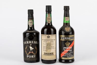 Vini, Selezione Porto: Ferreira Superiore Tawny, Sandeman Ambrosette Port, Fonseca Tawny Porto