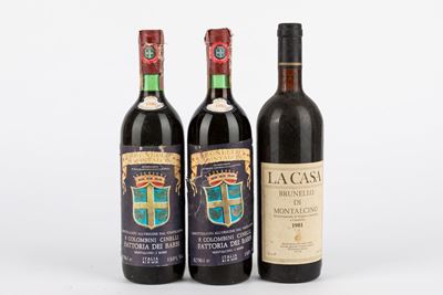 Dei Barbi Riserva 1980 e Caparzo La Casa 1981