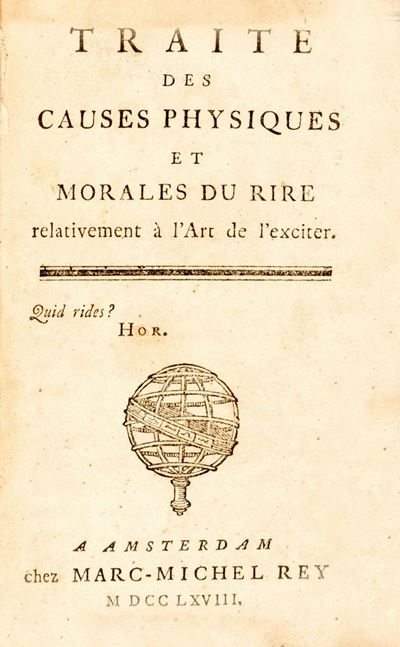 Traite Des Causes Physiques Et Morales Du Rire