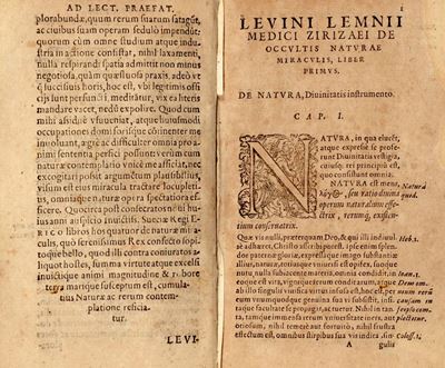 De Miraculis Occultis Naturae Libri Iiii