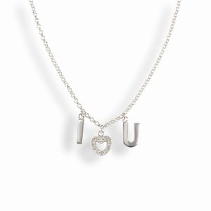 Collana in argento 925 e zirconi