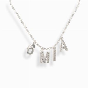 Collana in argento 925 e zirconi