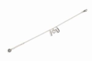 Bracciale in argento 925 e zirconi