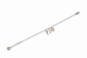 Bracciale in argento 925 e zirconi