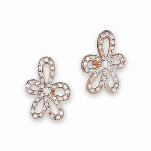 Orecchini in argento 925 e zirconi