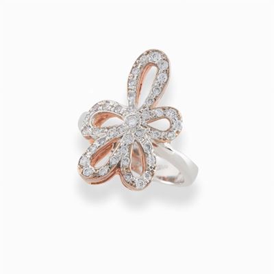 Anello in Argento 925 e Zirconi