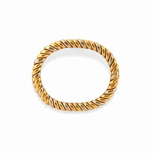 A 18K two-color gold bracelet