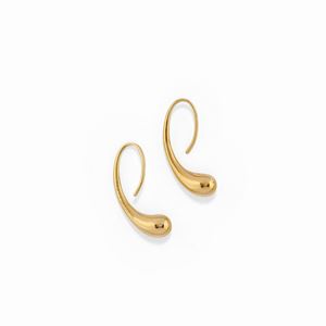 A 18K yellow gold earrings, "Teardrop", Elsa Peretti collection, Tiffany & Co