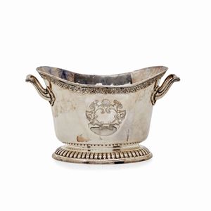 Secchiello in argento 925, Italia, XX secolo