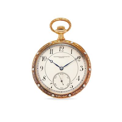 Orologio da tasca, oro 18k, anni '20