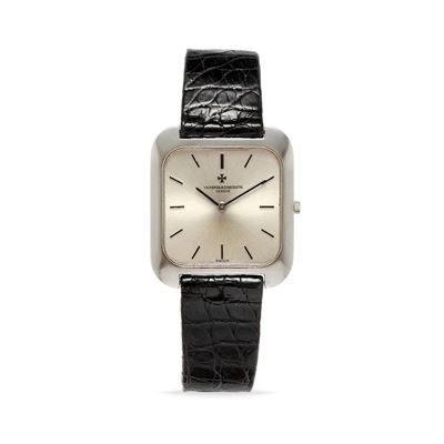Orologio Solotempo Extra-Piatto 7254, Anni '70, Oro Bianco 18k