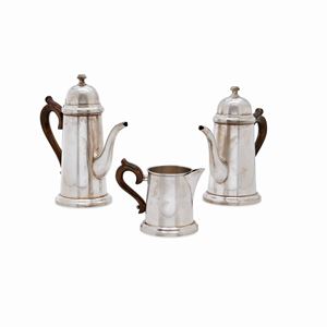 A silver tea and coffee service, Italy, 20th Century