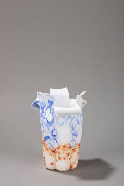 Goti de Fornasa, Bicchiere in vetro soffiato di Murano, circa 1990