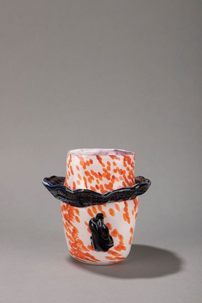 Goti de Fornasa, Bicchiere in vetro soffiato di Murano, 1990 ca.