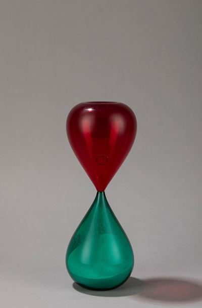 Clessidra, vetro soffiato ad incalmo, h 22 cm, 1998