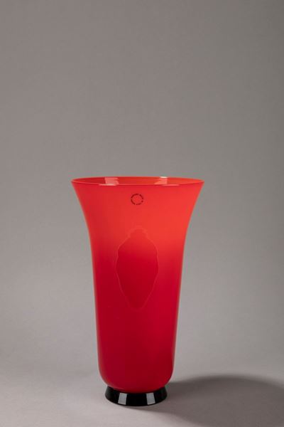 Vaso, vetro soffiato ad incalmo, 1998