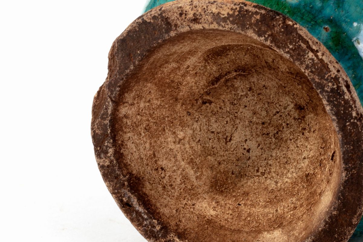 Vaso in ceramica verde, Cina, XIX secolo